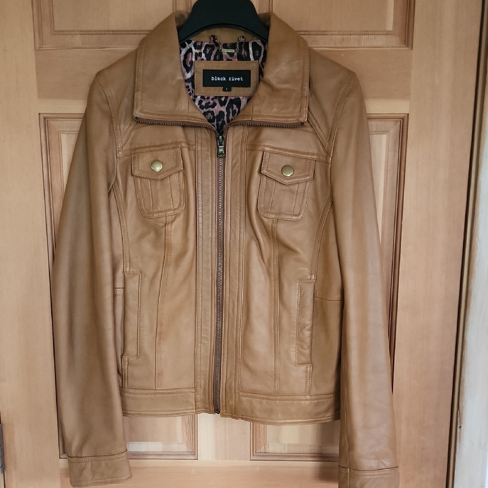 Tan Leather Jacket